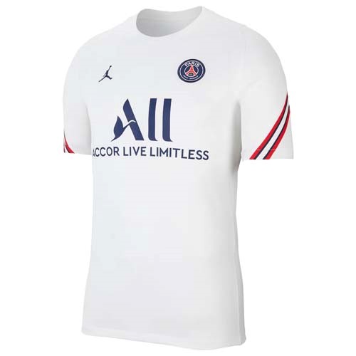 Camiseta Paris Saint Germain Strike Top 2021-22 Blanco